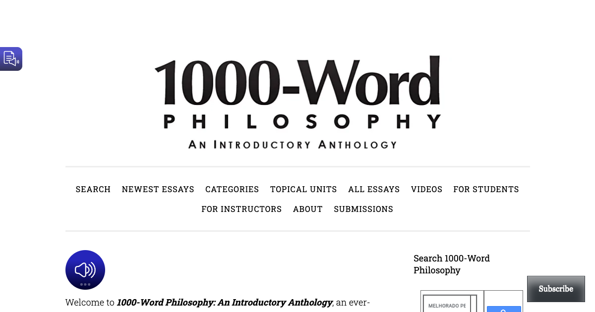 1000-Word Philosophy