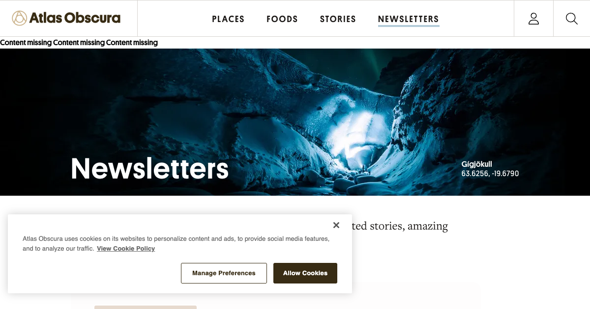 Atlas Obscura (Daily)