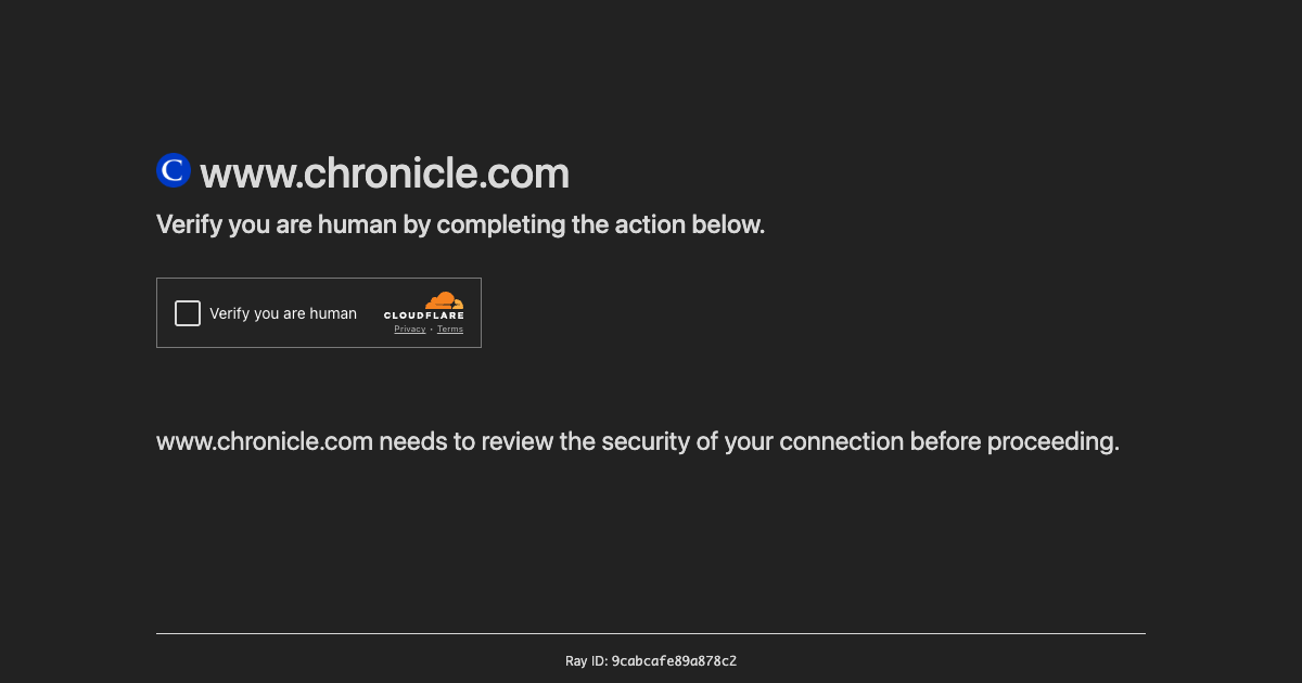 The Chronicle of Higher Education