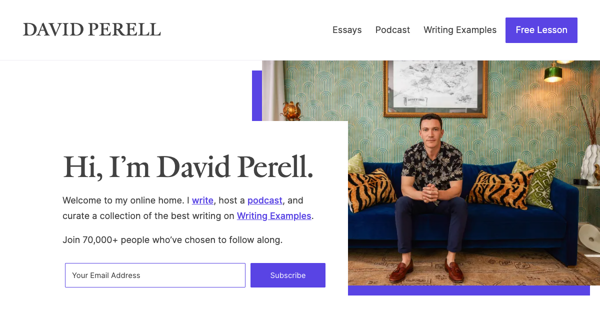 David Perell's Newsletter