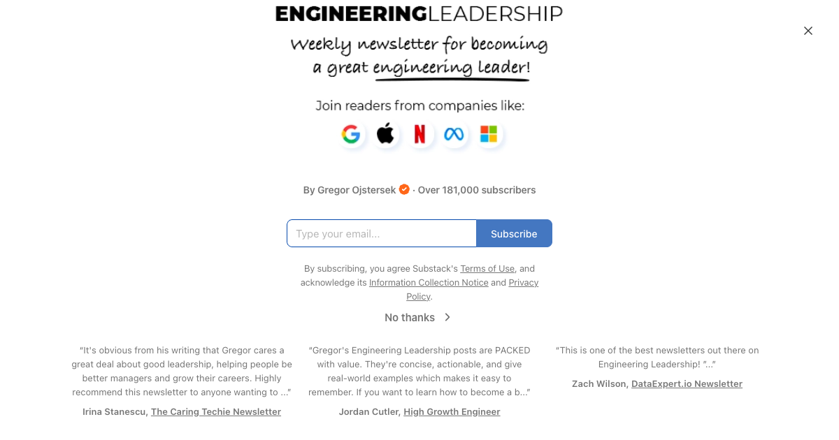 Engineering Leadership