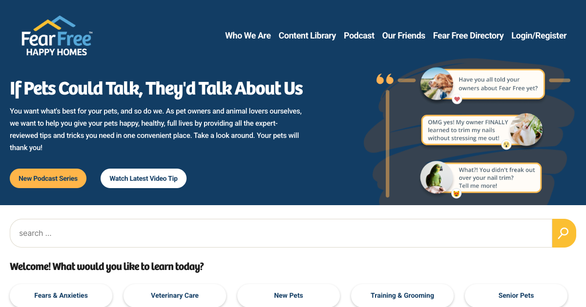 Fear Free Happy Homes