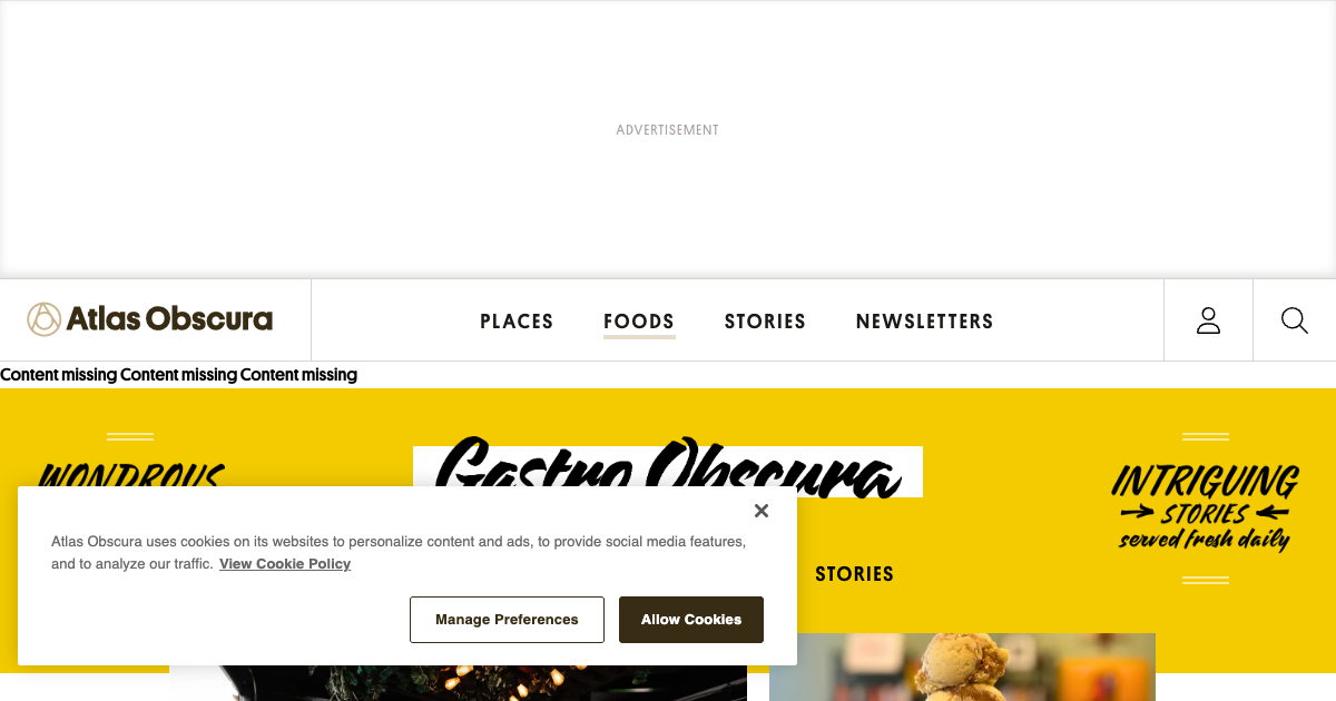 Gastro Obscura (Atlas Obscura)