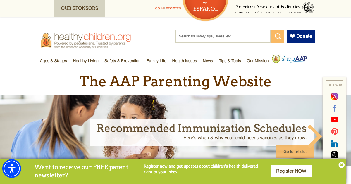 HealthyChildren.org (AAP)
