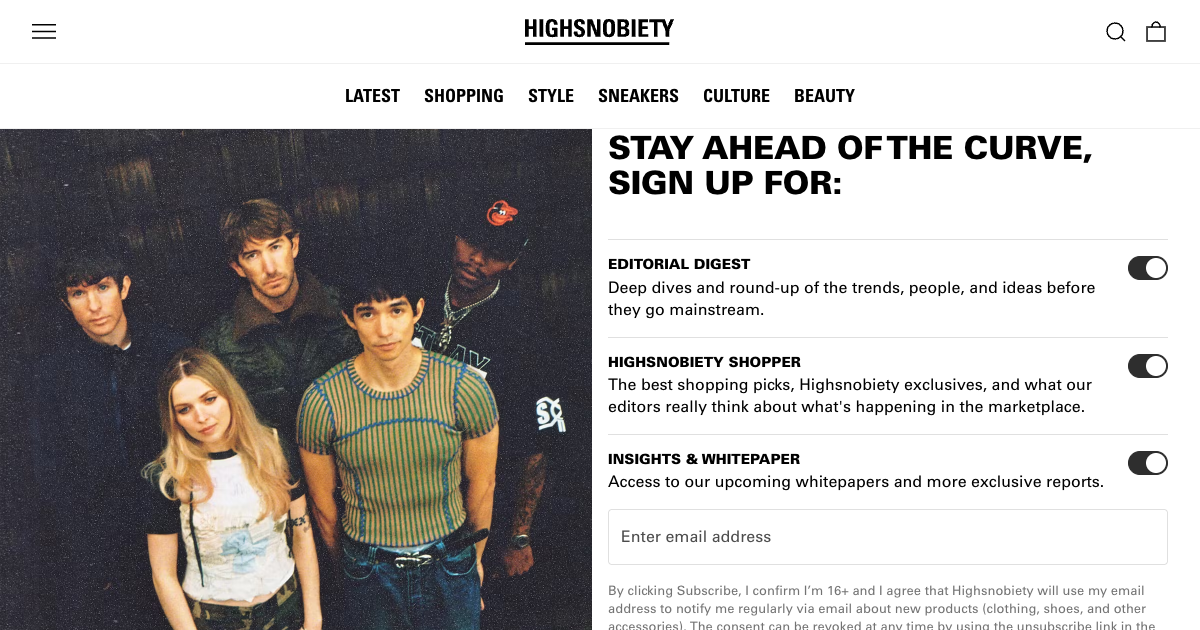 Highsnobiety (The Shopper)
