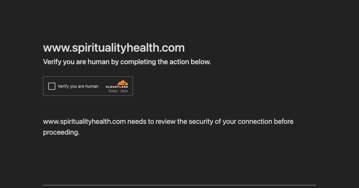 Spirituality & Health