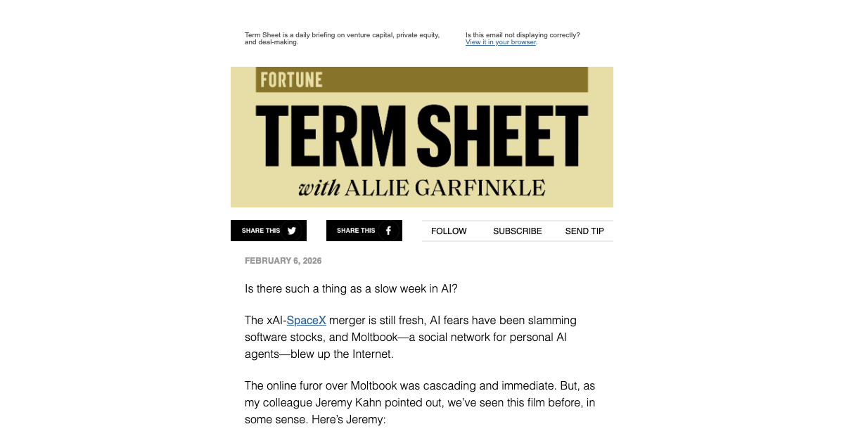 Term Sheet (Fortune)
