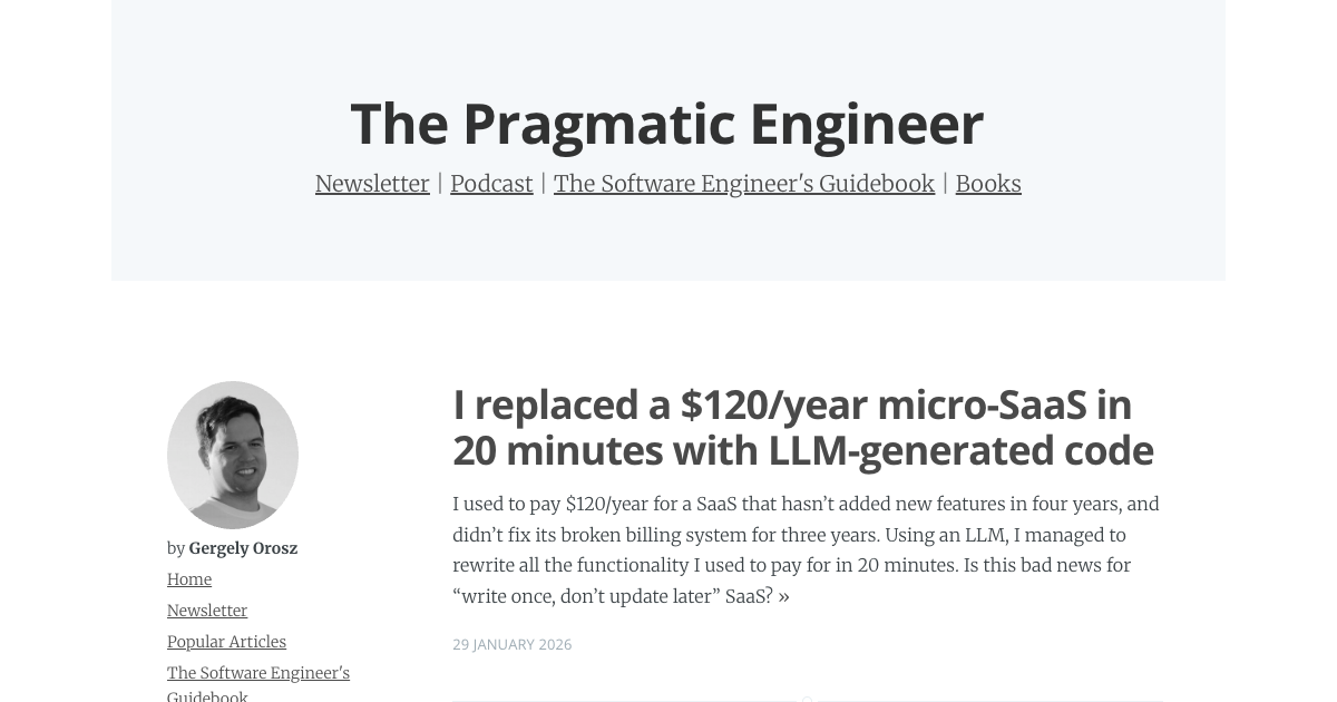 The Pragmatic Engineer